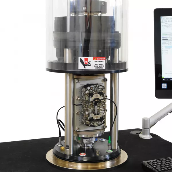 Electro-Mechanically Operated Asphalt Mixture Performance Tester AMPTQube